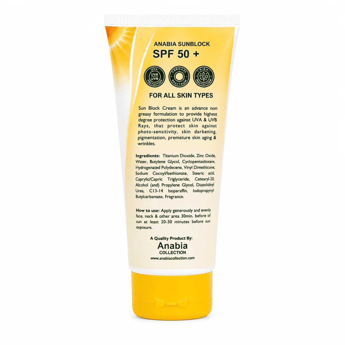 Anabia Sunblock SPF 50+