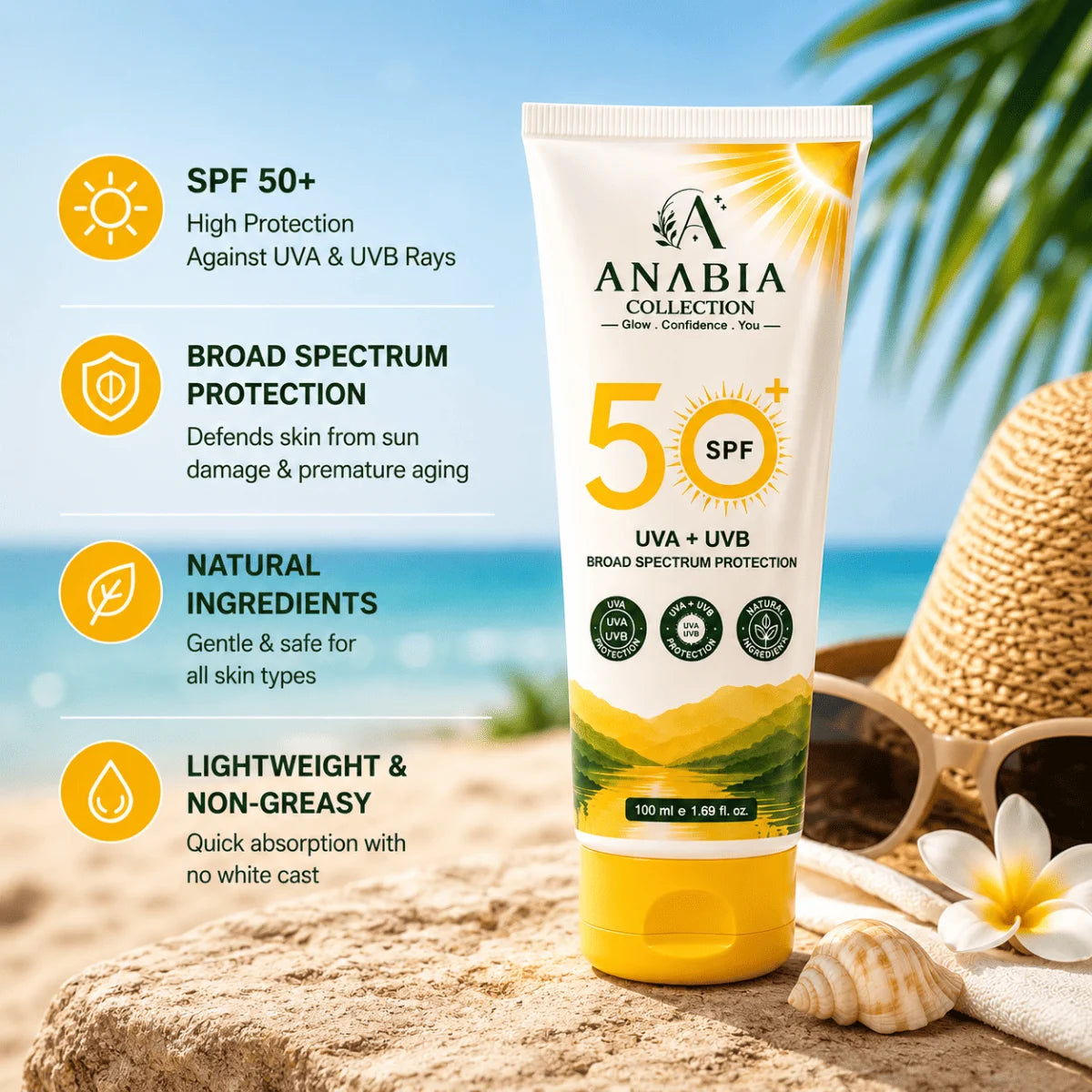 Anabia Sunblock SPF 50+