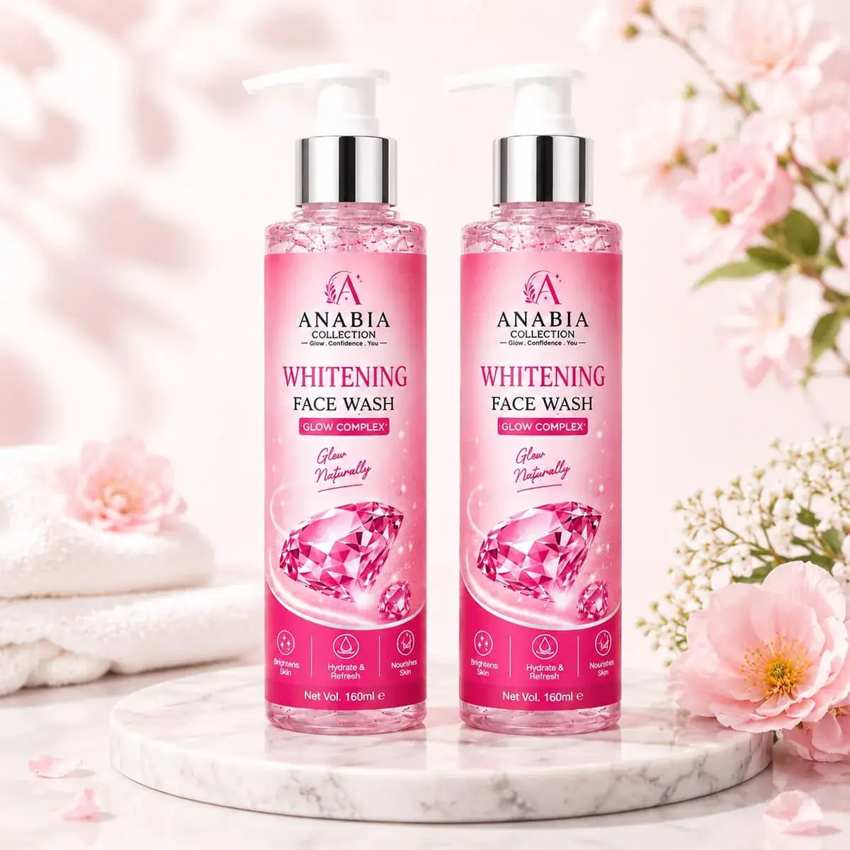 Anabia Whitening Face Wash Duo Pack – Glow Complex Formula